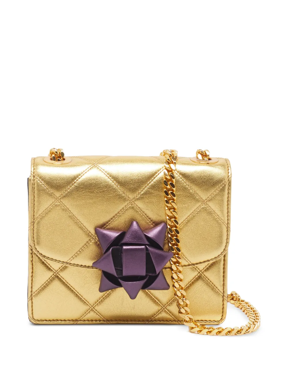 Marc Jacobs Trouble quilted leather flap bag - Oro