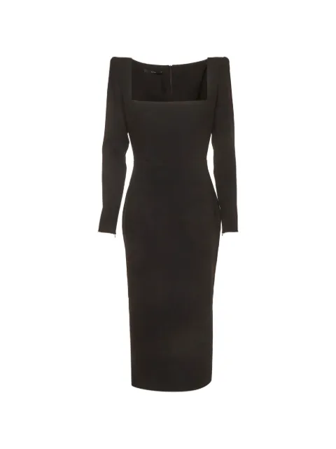 Alex Perry Baird Portrait midi dress