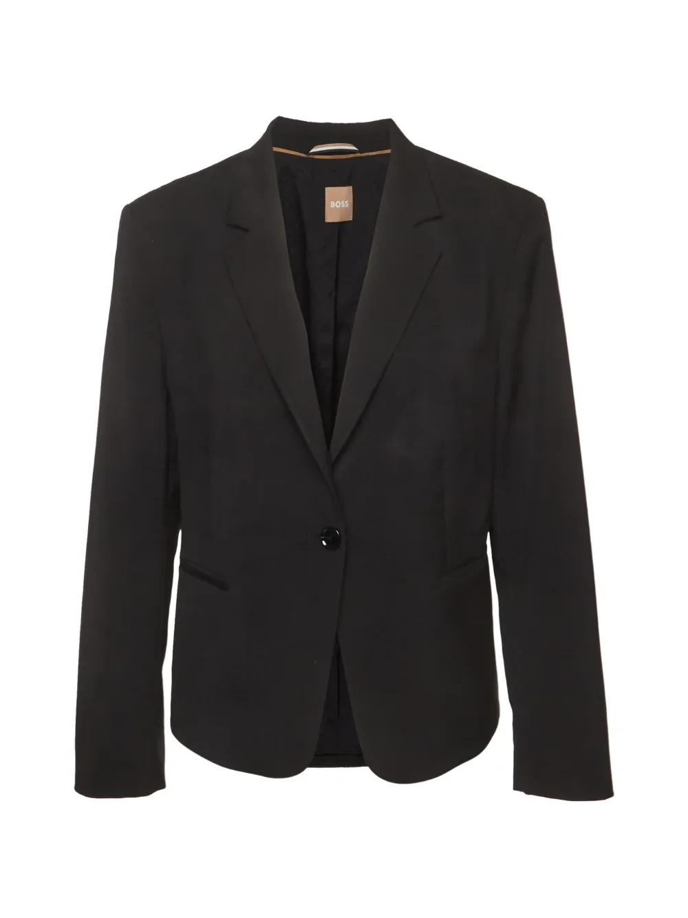 BOSS tailored notch-lapel blazer - Nero