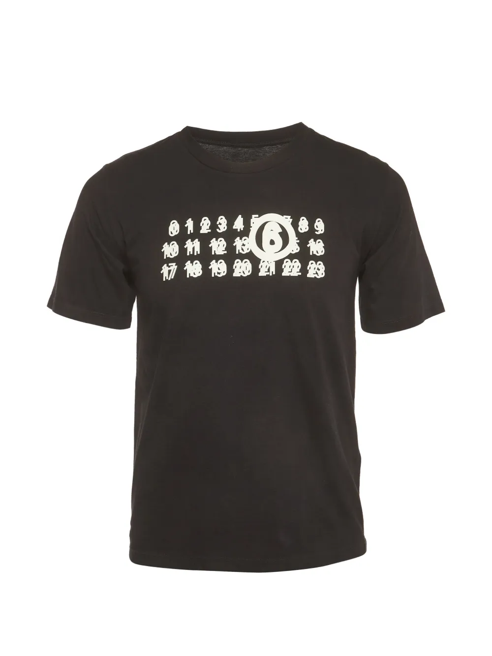 MM6 Maison Margiela logo graphic T-shirt - Nero