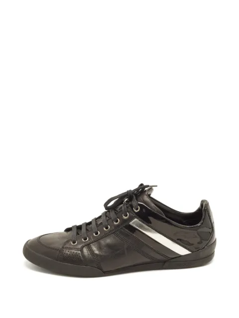 Christian Dior Pre-Owned leather lace-up sneakers