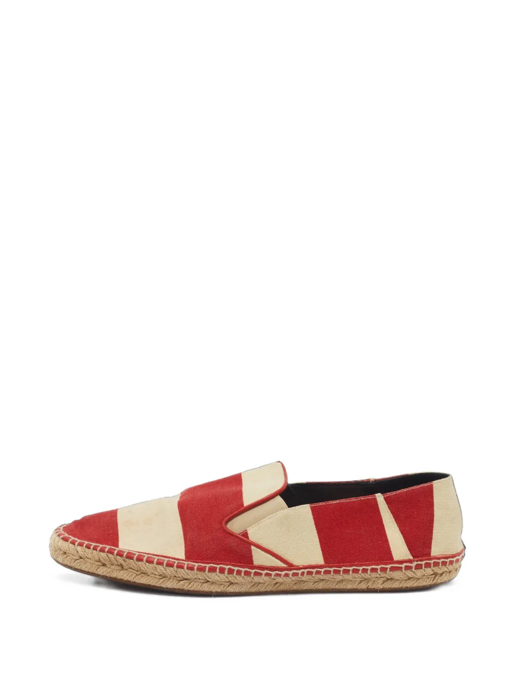 Burberry Pre-Owned espadrilles en toile à carreaux - Rouge Burberry Pre-Owned espadrilles en toile à carreaux - Rouge