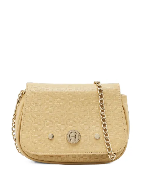 Aigner Vintage logo-embossed mini shoulder bag