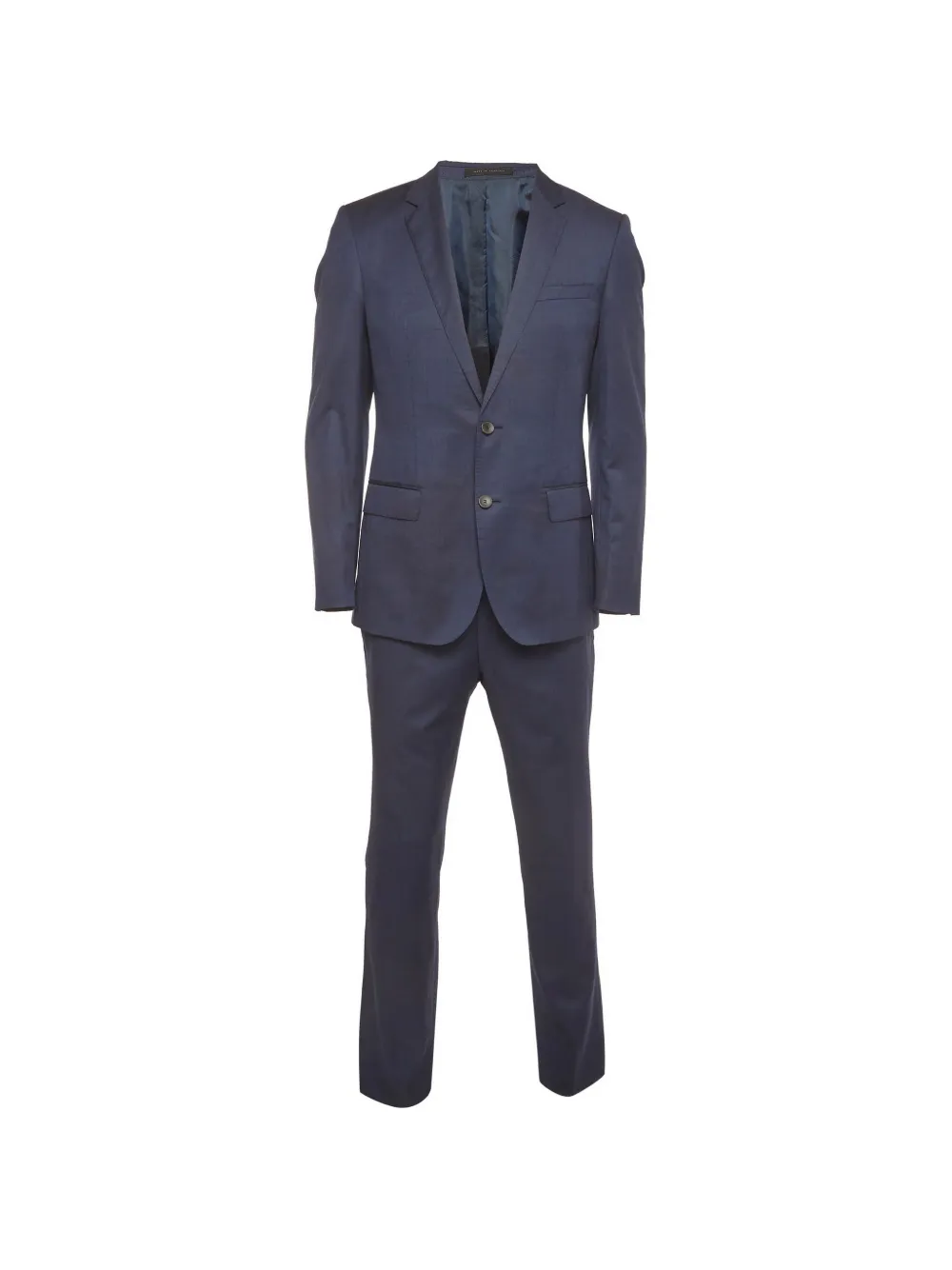BOSS single-breasted wool suit - Blu