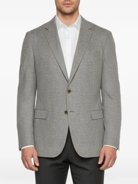 Armani Vintage single-breasted flannel jacket