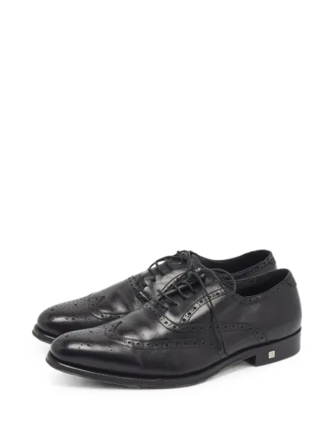 Balmain Pre-Owned leather oxford shoes