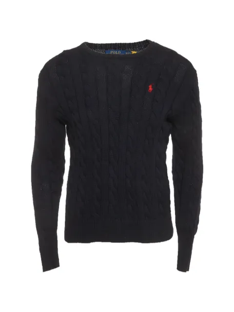 Polo Ralph Lauren Vintage cable-knit crew-neck sweater