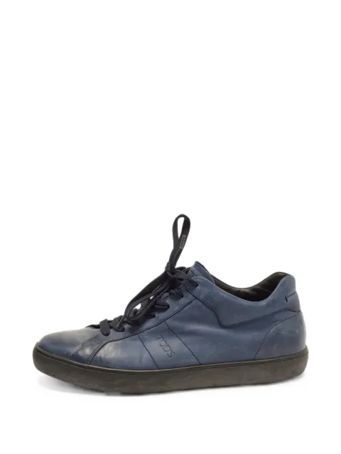 Tod's Vintage lace-up leather sneakers
