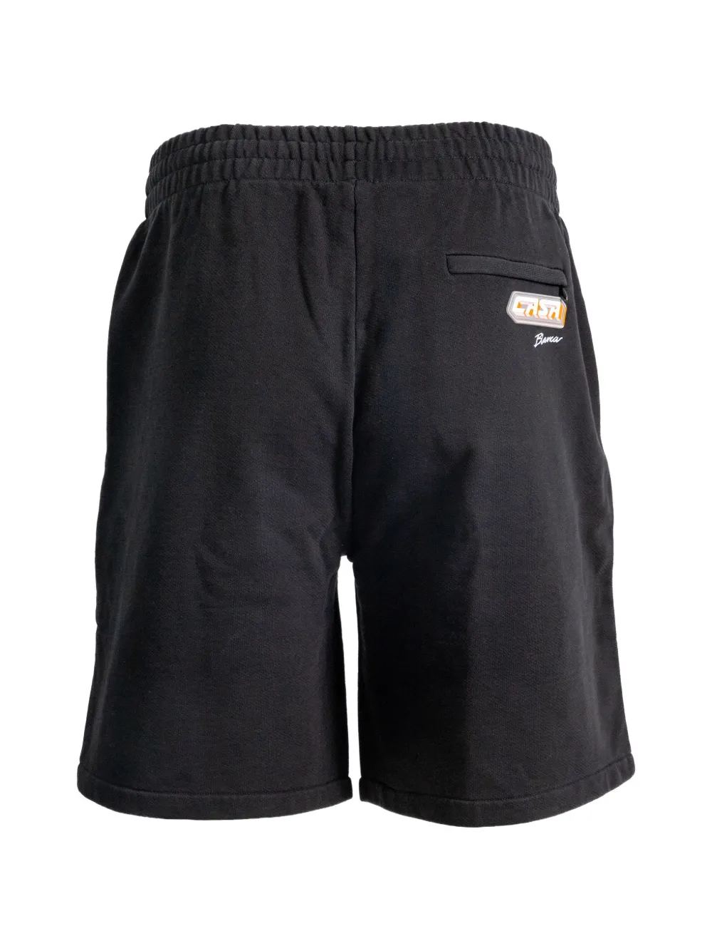 Casablanca Shorts met logo-patch en vlakken Zwart