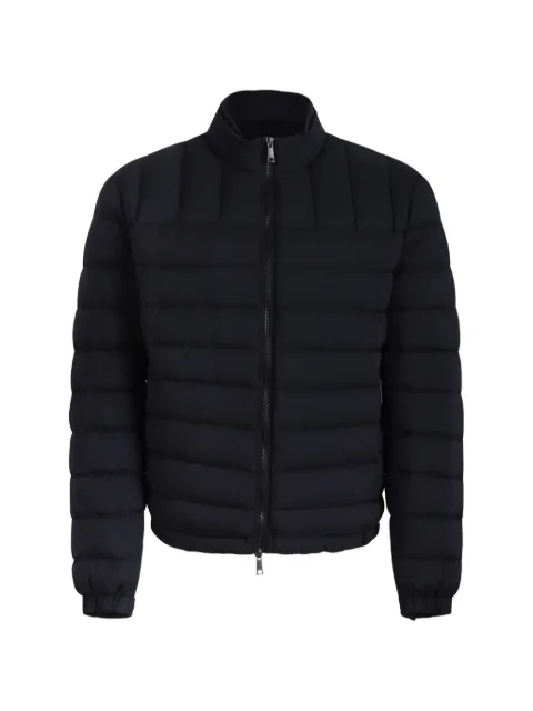 Add quilted zip-up jacket