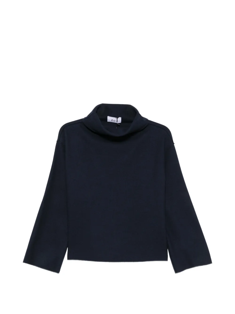 Niu high-neck long-sleeve sweater