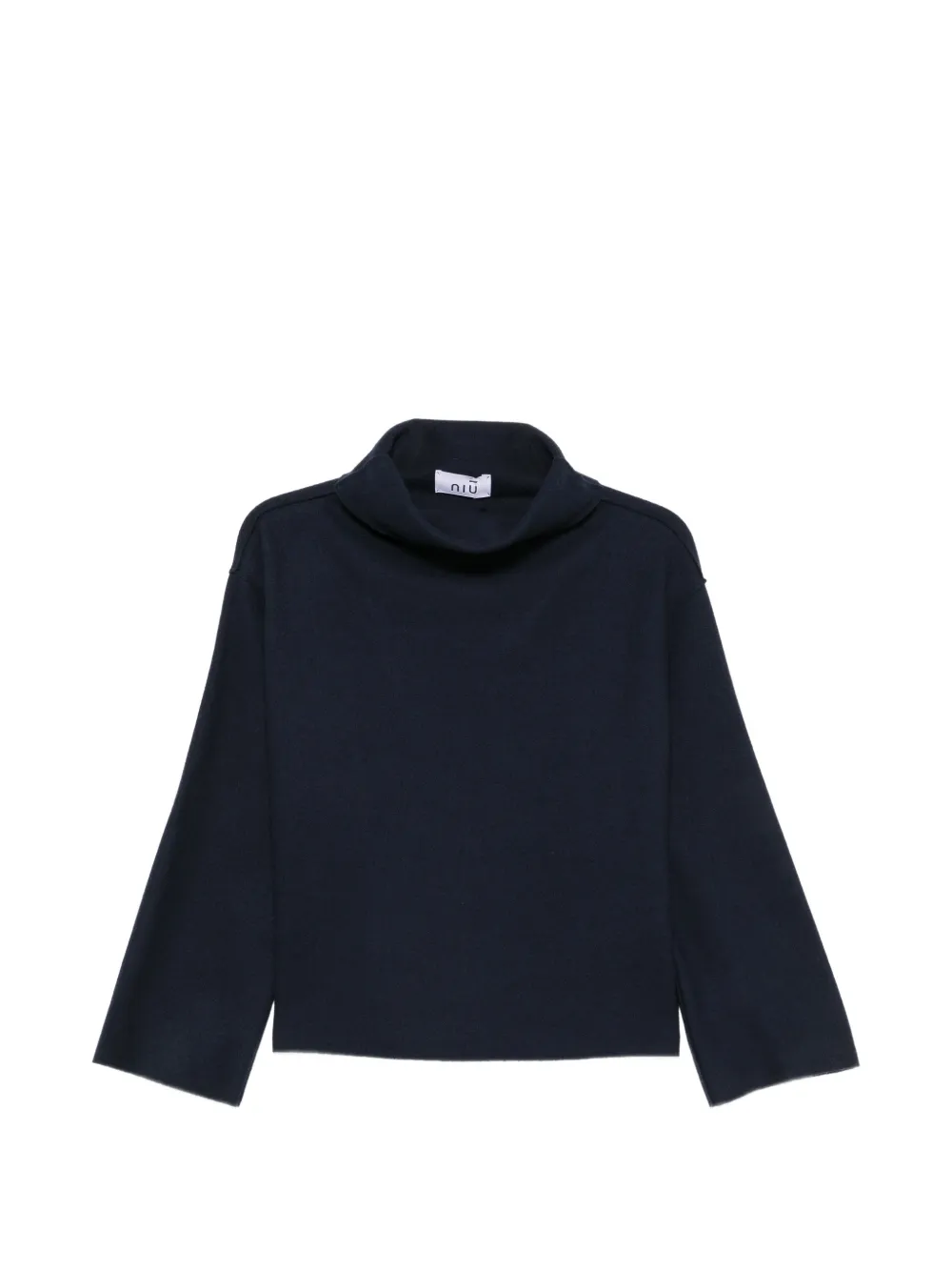Niu high-neck long-sleeve sweater