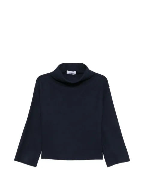 Niu high-neck long-sleeve sweater