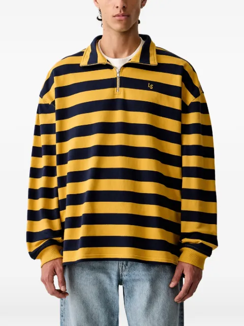 Levi's Cameron striped quarter-zip sweater