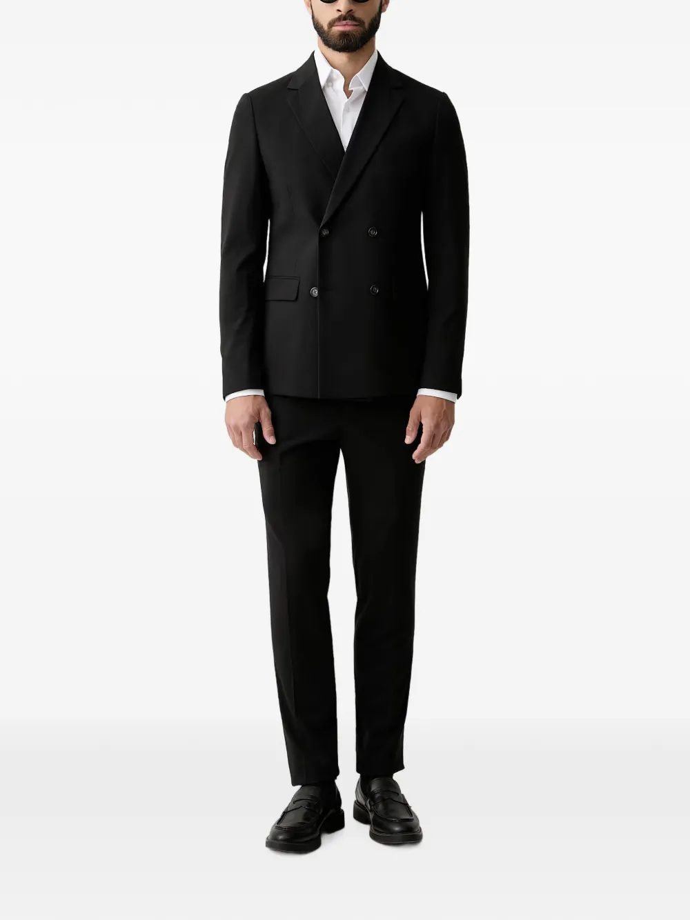 Lindbergh double-breasted slim-fit suit