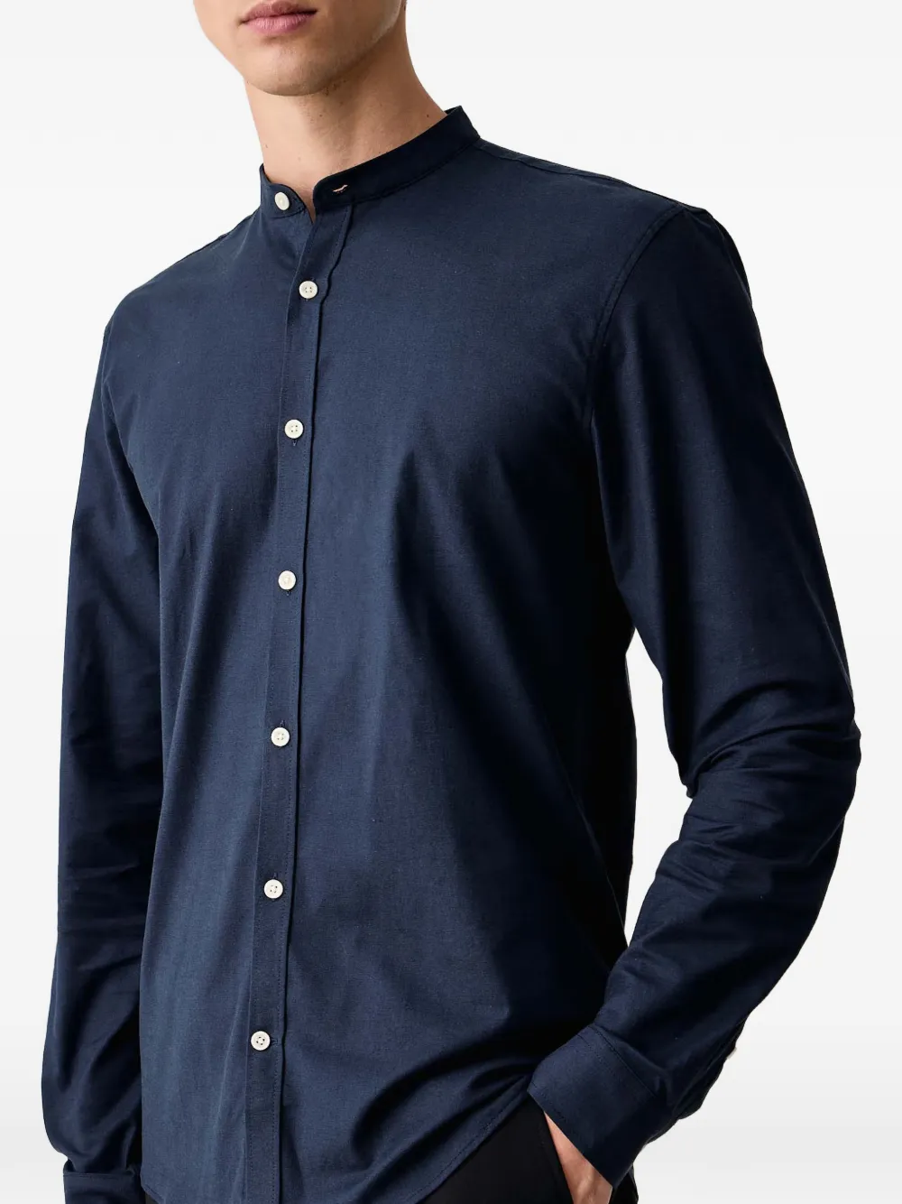 Lindbergh Oxford overhemd met lange mouwen Blauw