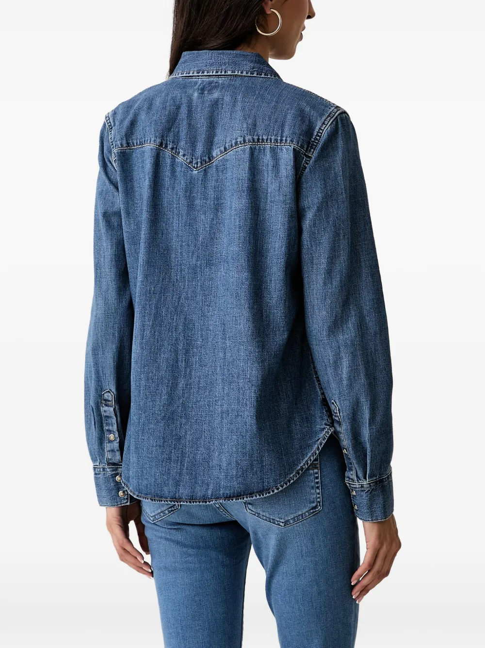 Levi's Heritage denim blouse Blauw