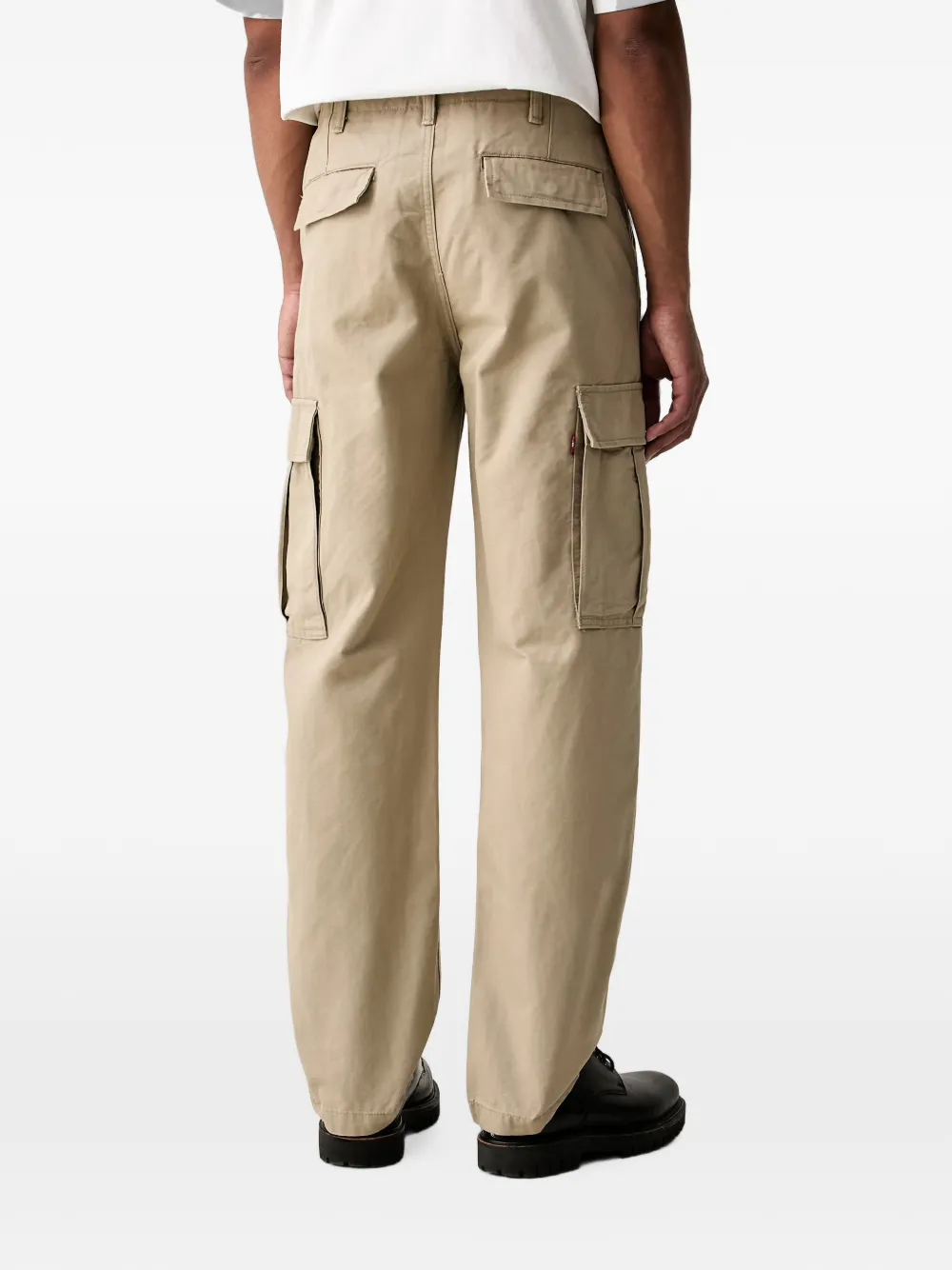 Levi's Cargo broek met logopatch Beige