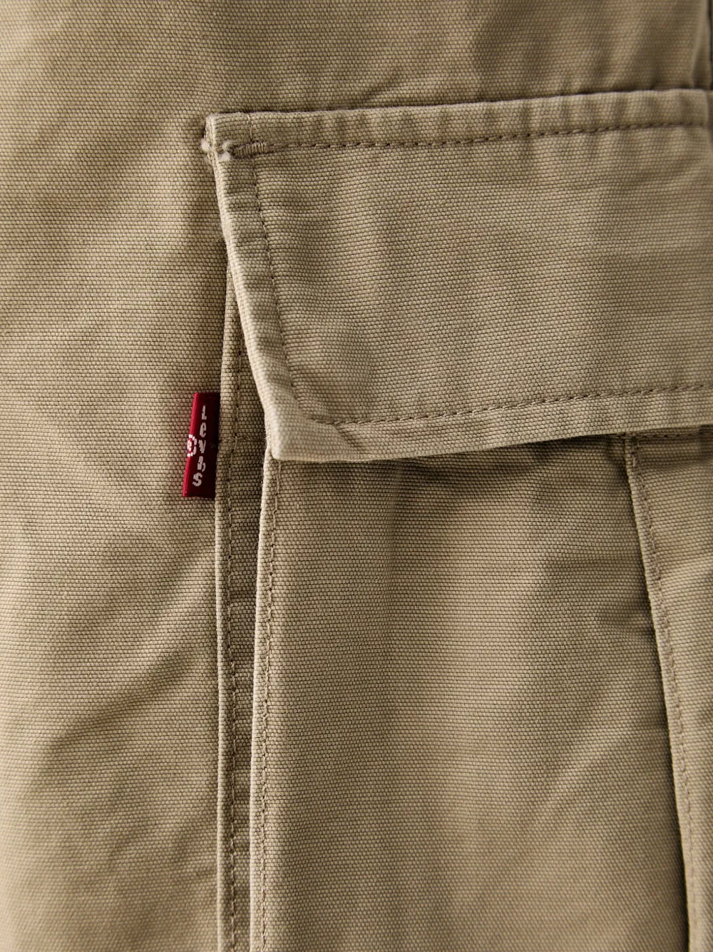 Levi's Cargo broek met logopatch Beige