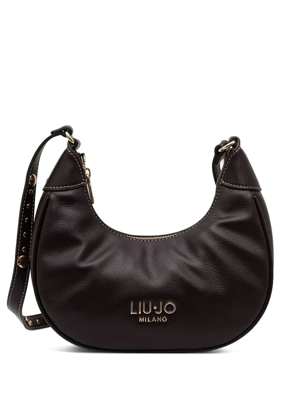 LIU JO studded cross body bag - Marrone
