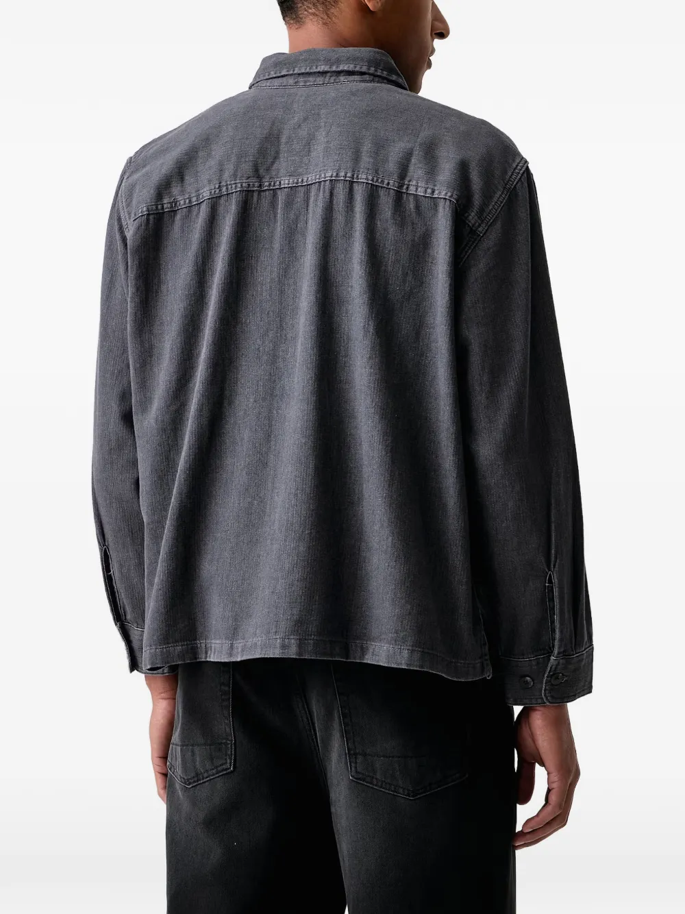 Levi's button-up pocket-detail shirt Grijs