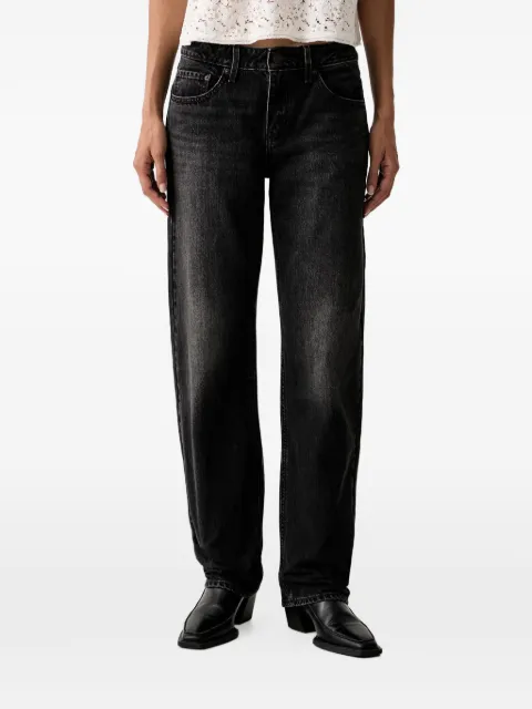 Levi's faded straight-leg jeans