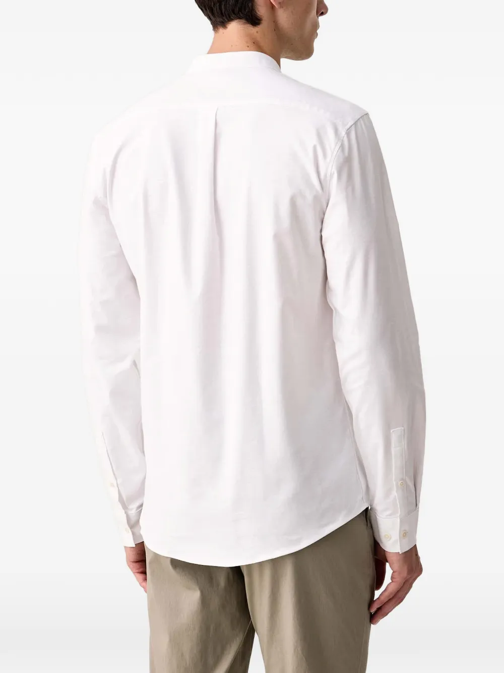 Lindbergh Oxford overhemd met lange mouwen Wit