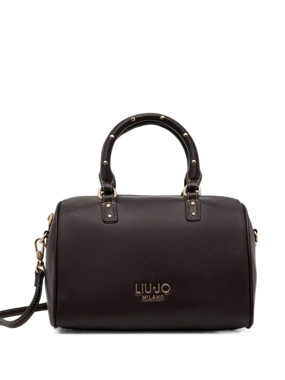 LIU JO studded pebbled-effect hand bag