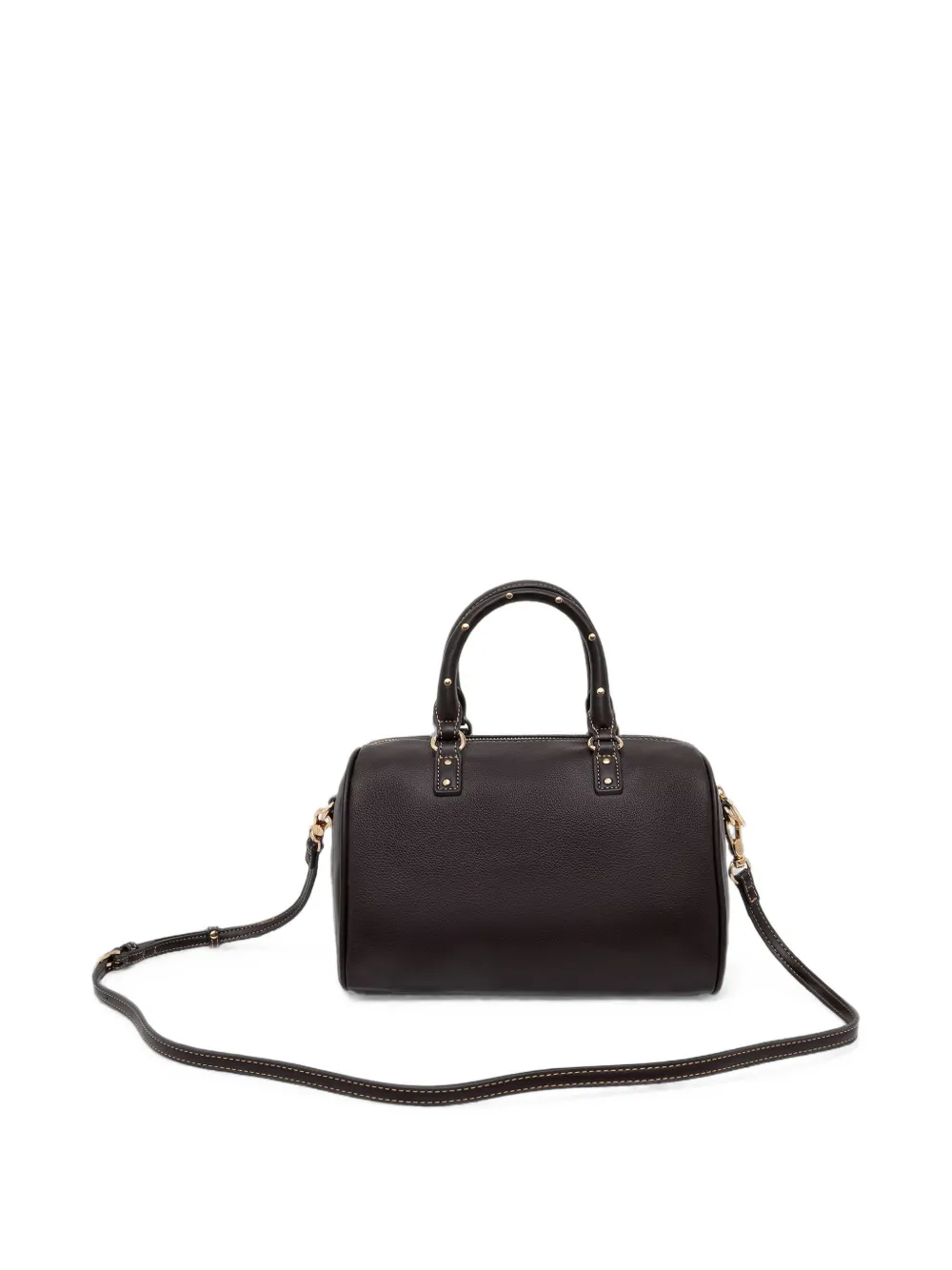 LIU JO studded pebbled-effect hand bag Bruin