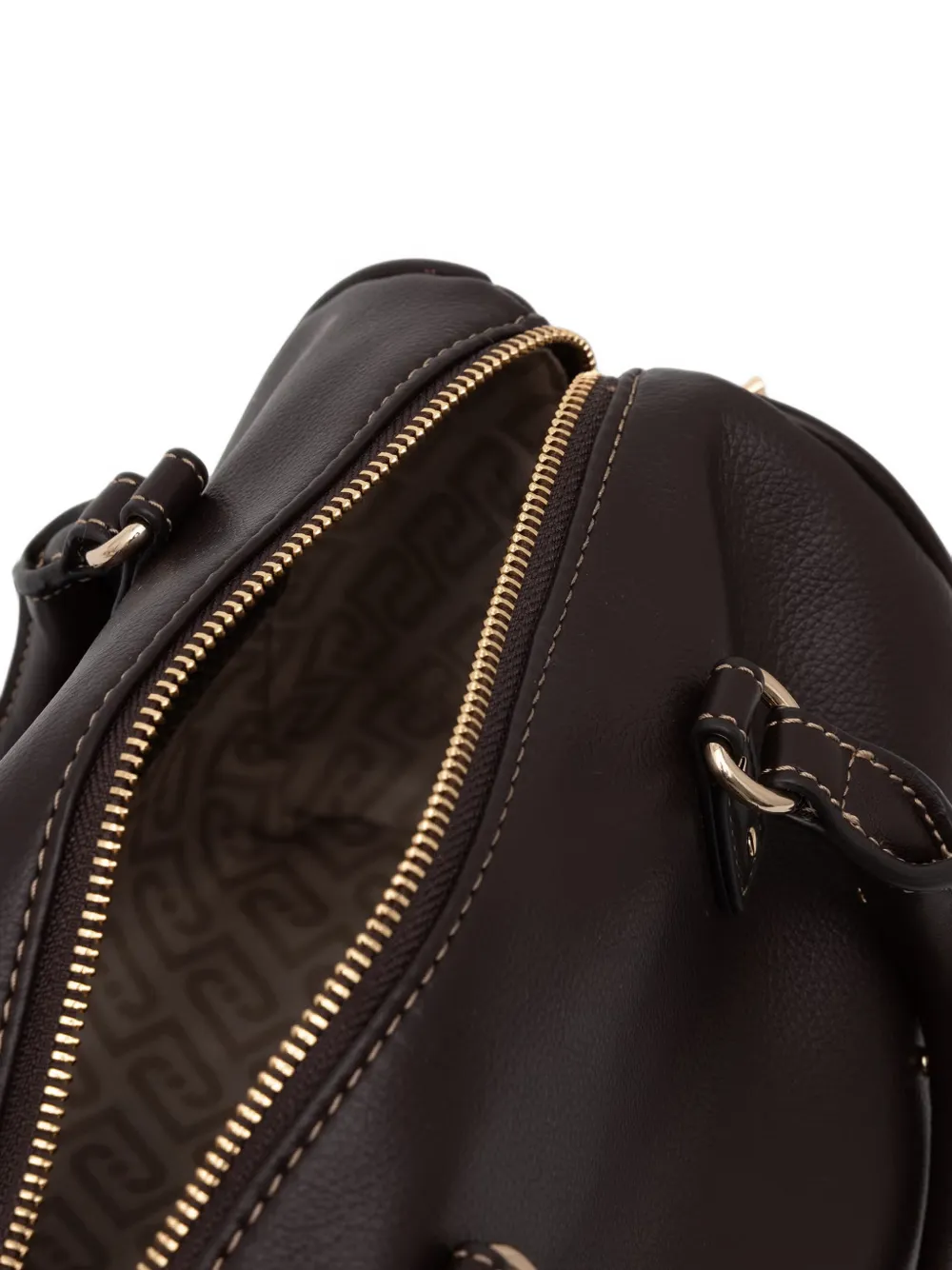 LIU JO studded pebbled-effect hand bag Bruin