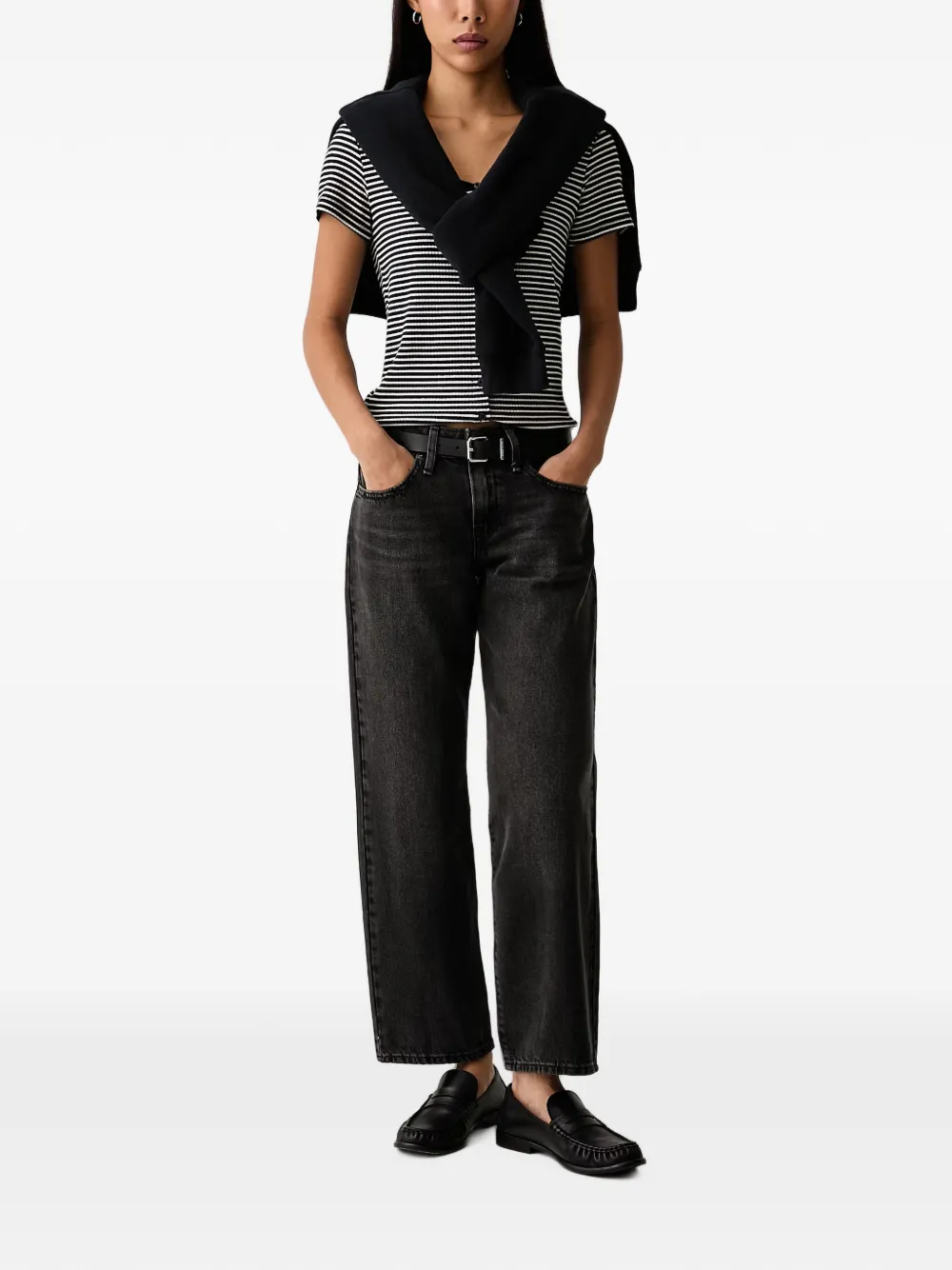 Levi's Jeans met vervaagd-effect Zwart