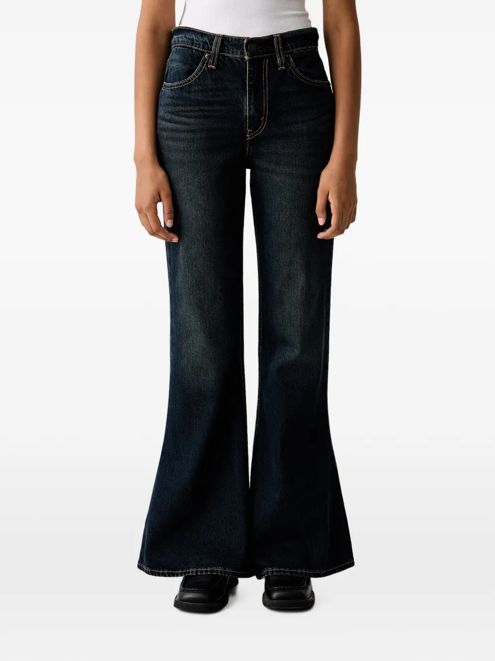 Levi's high-rise flared jeans