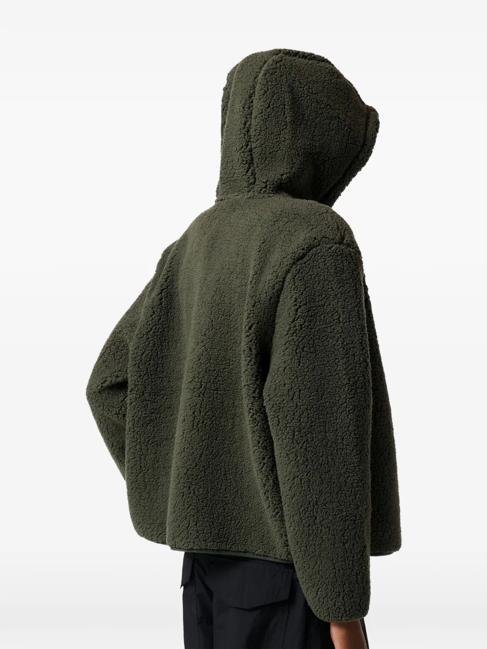 Hunter Explore Bonelle borg fleece hoodie Groen