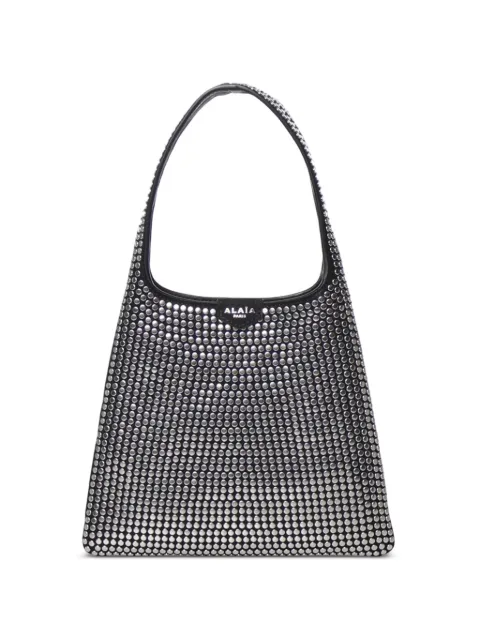 Alaïa Bolsa tote de couro com tachas
