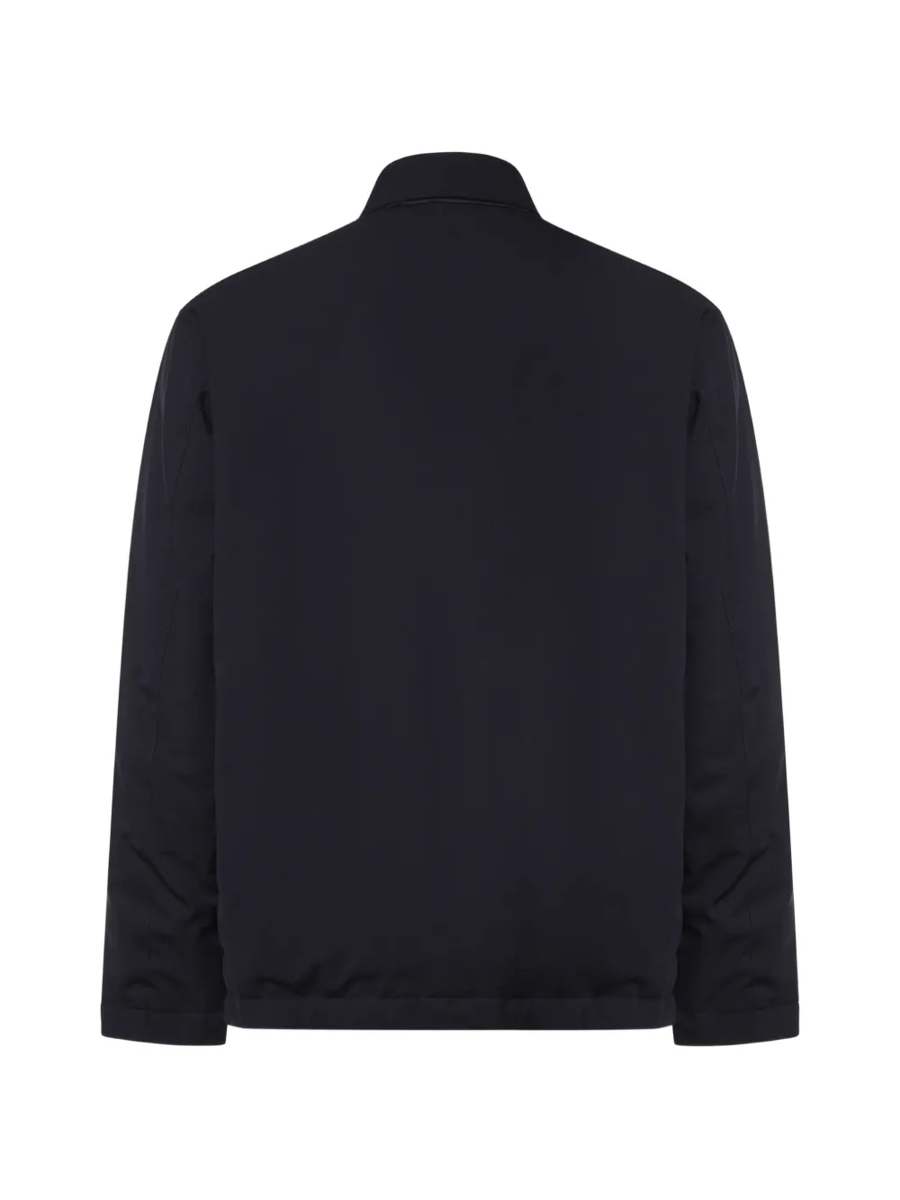 Herno Shacket padded chest-pocket shirt Blauw