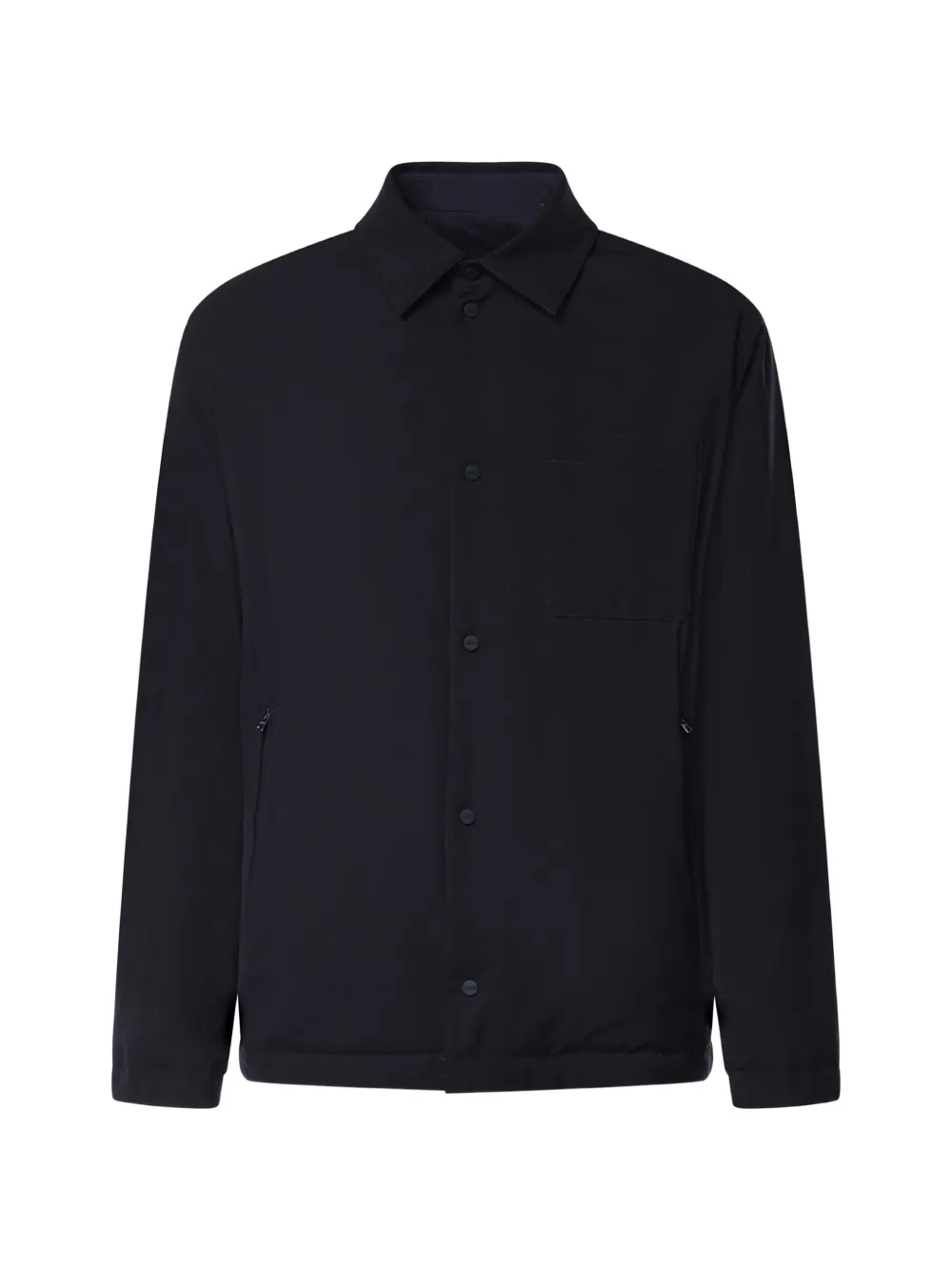Herno Shacket padded chest-pocket shirt