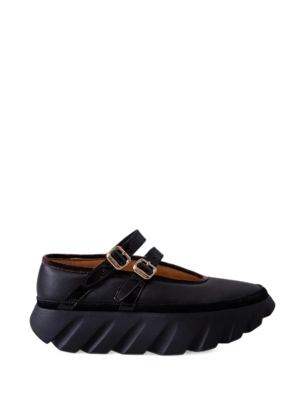 4CCCCEES Tura buckle-strap platform shoes - Nero