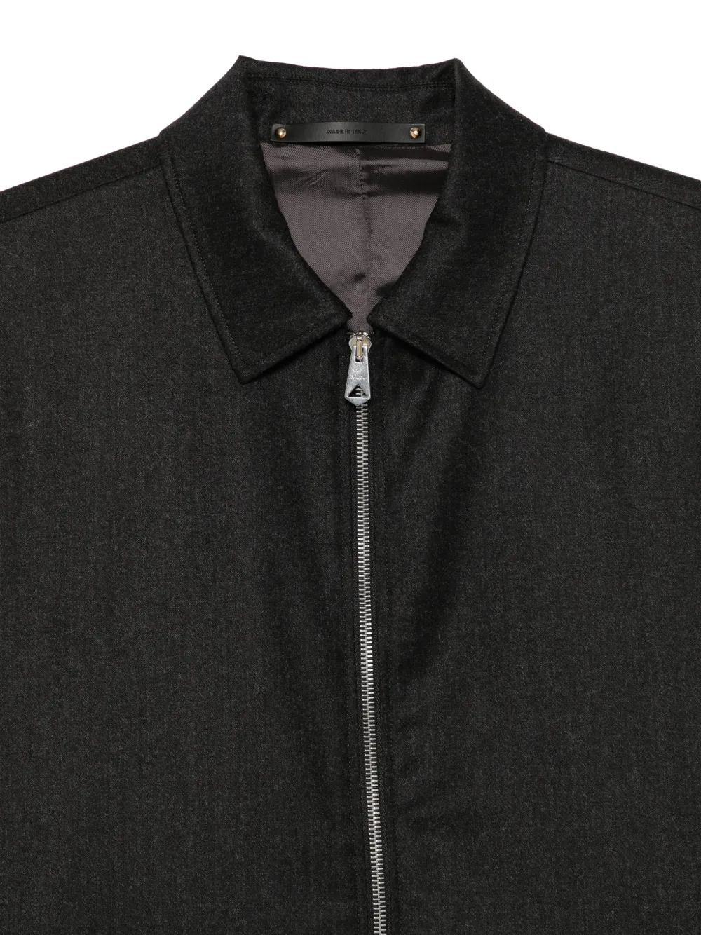 Paul Smith zip-up collared jacket Zwart