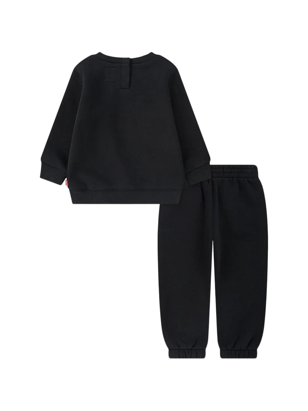 Levi's Kids logo-patch tracksuit set Zwart