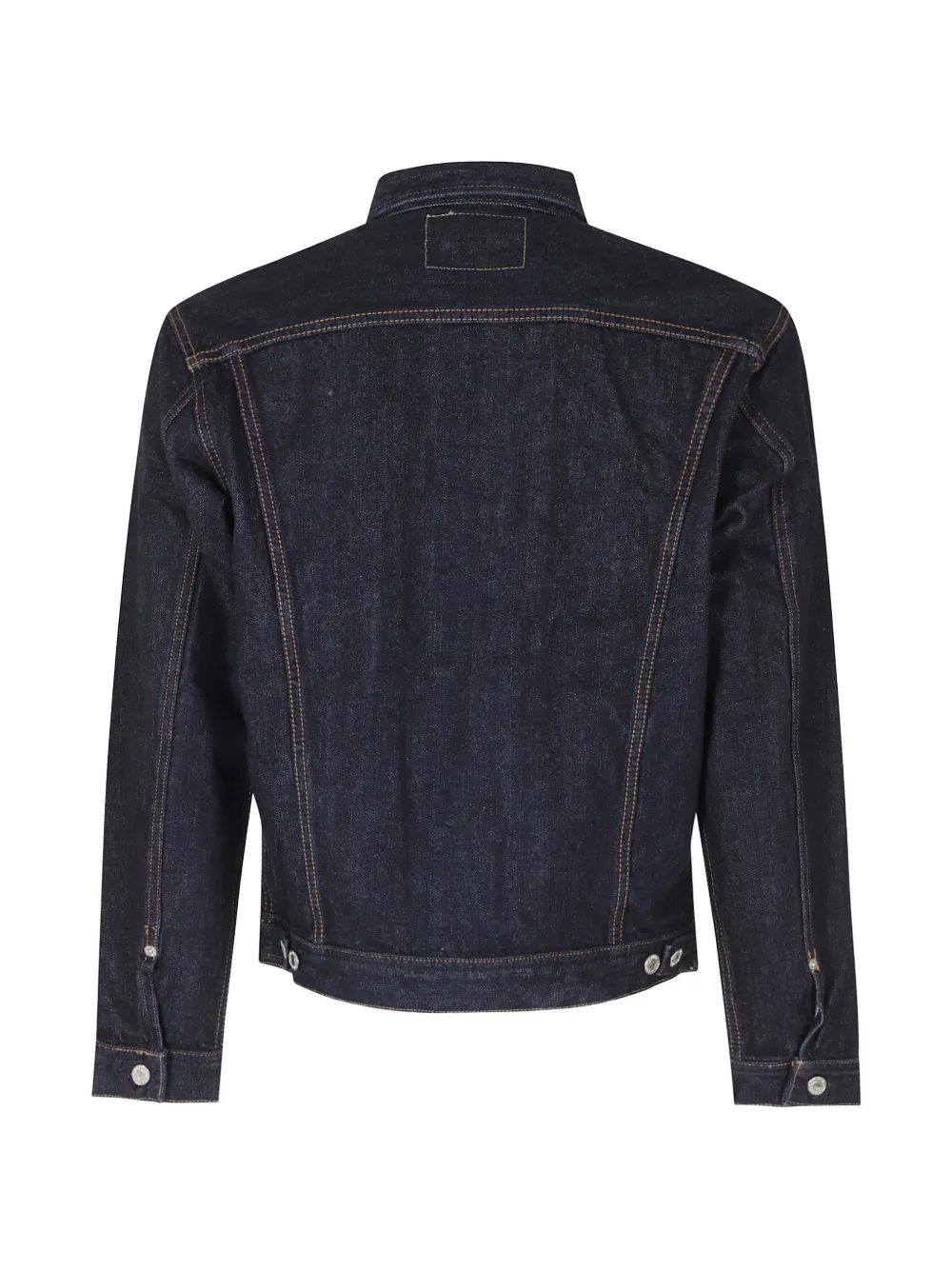 Edwin Denim jack met geplooid detail Blauw