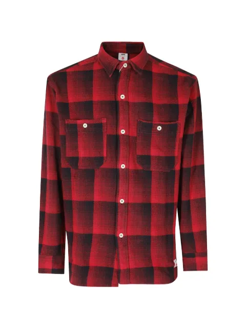 Edwin Work check-pattern flannel shirt
