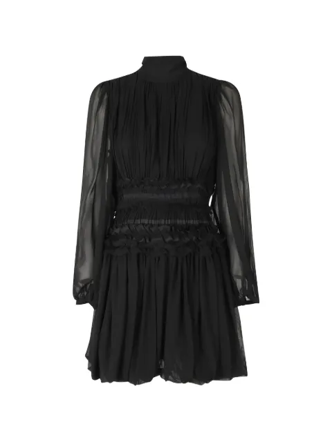 Ulla Johnson robe mi-longue en soie à volants