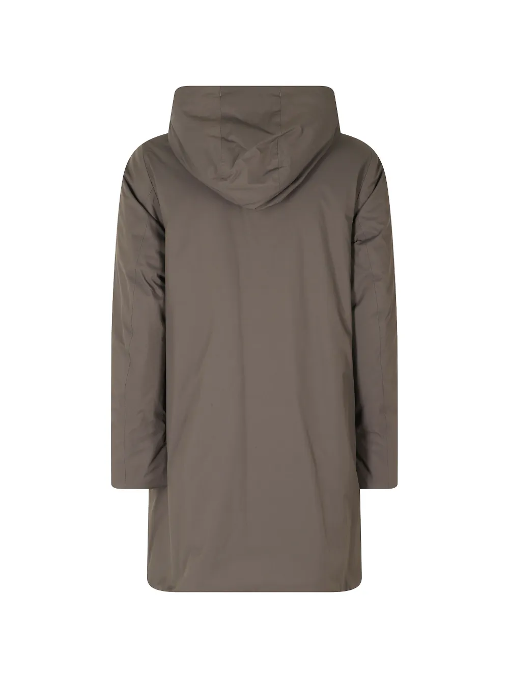 K-Way Sophie jas met capuchon en logo-patch Grijs