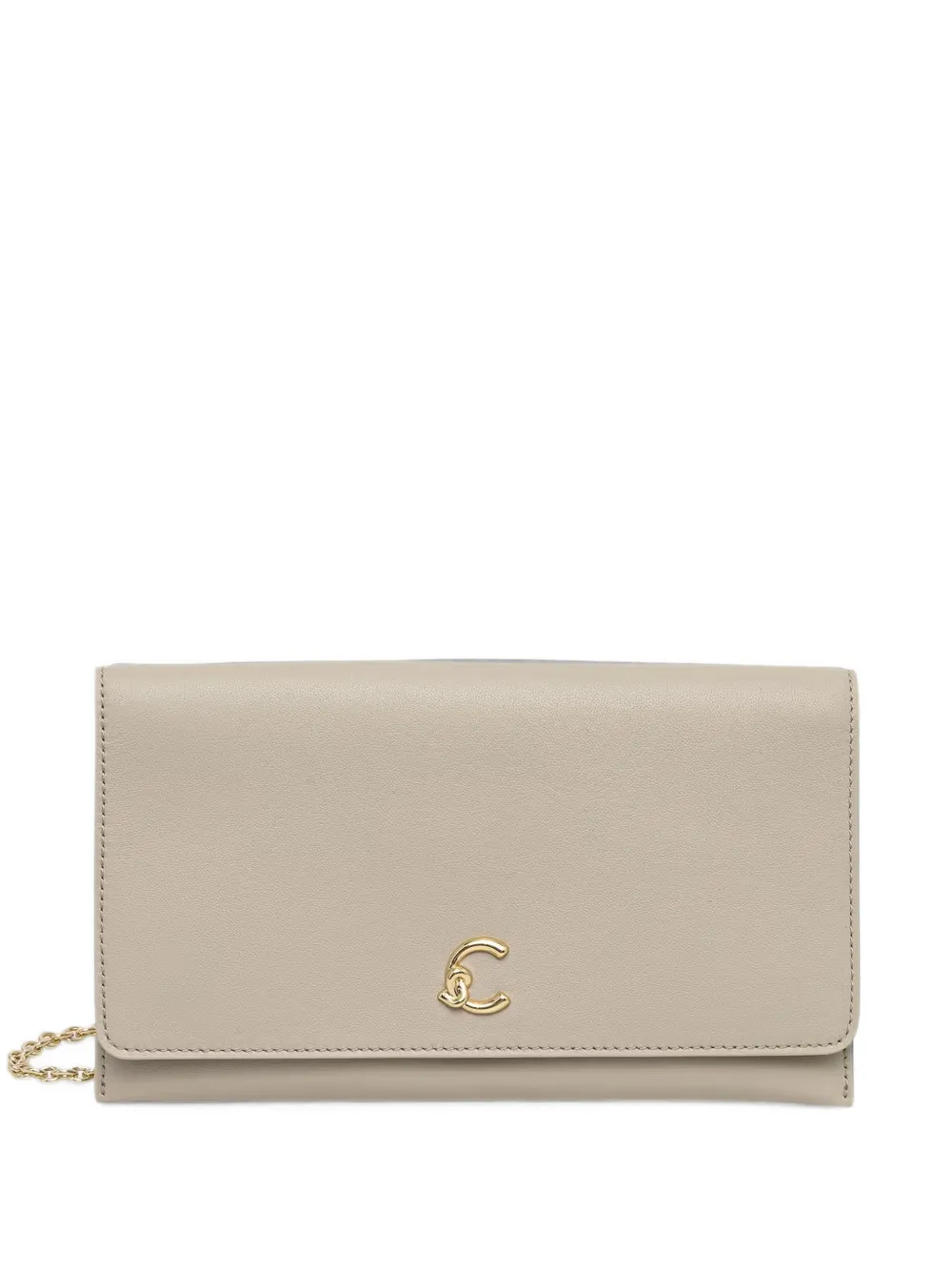 Coccinelle C-Me logo-plaque chain-link clutch bag