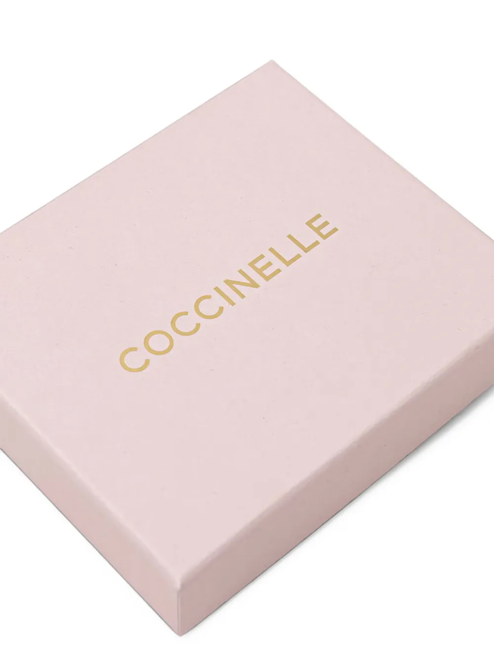 Coccinelle grainy leather belt Roze