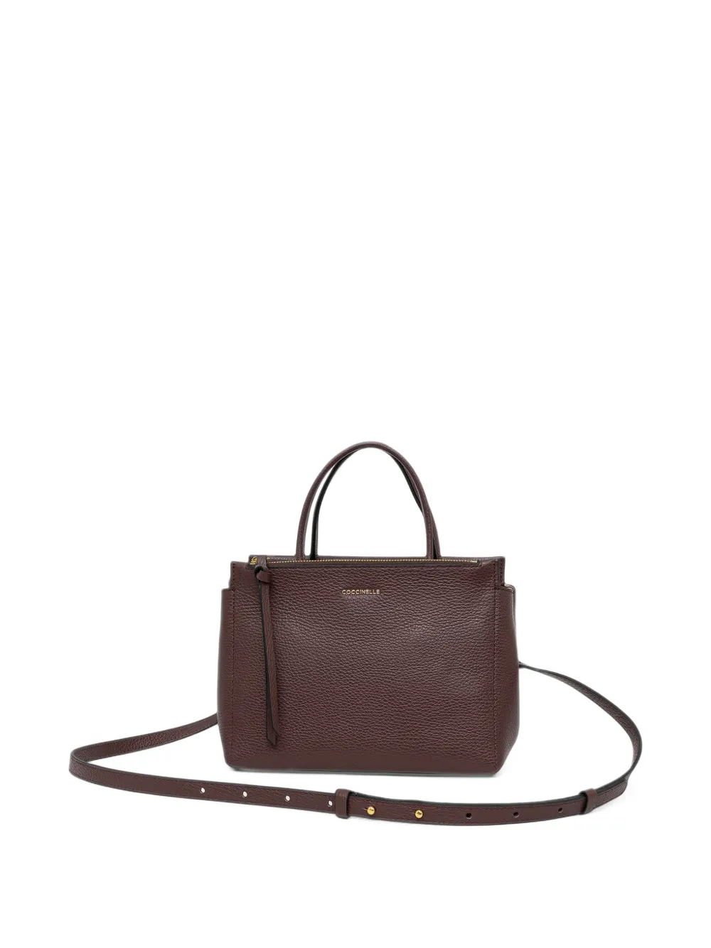 Coccinelle Arlettis leren shopper Rood