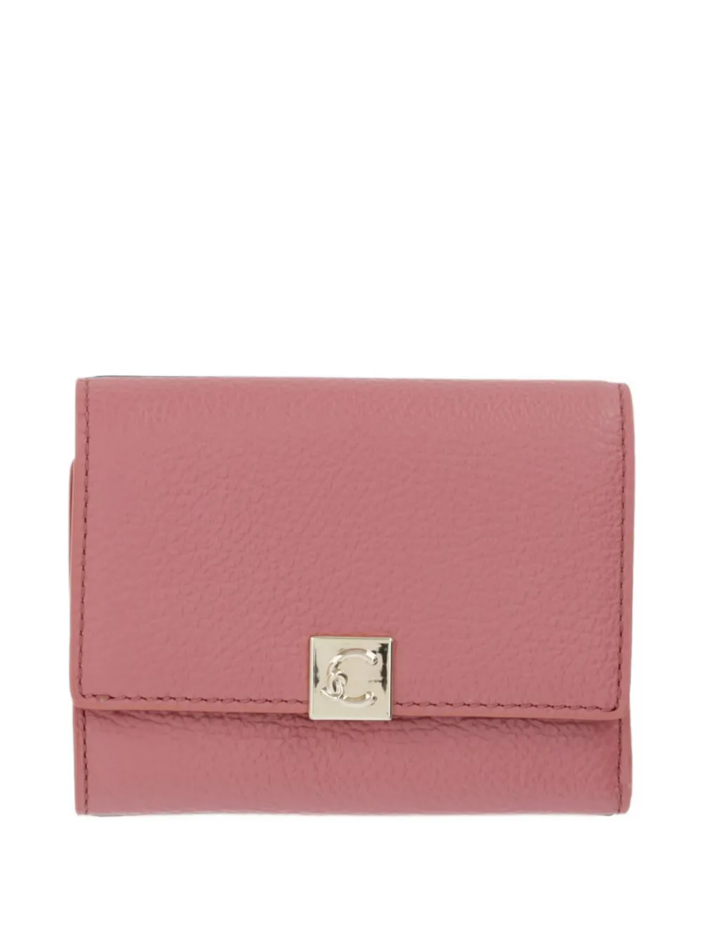 Coccinelle grained-leather wallet - Rosa