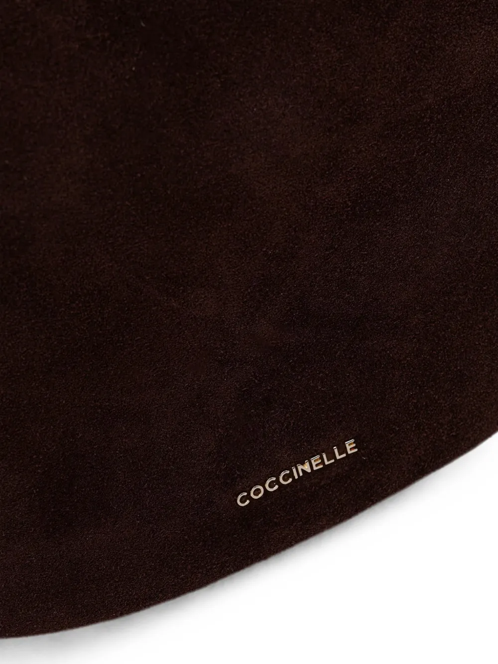 Coccinelle Kleine Thess suède shopper Bruin