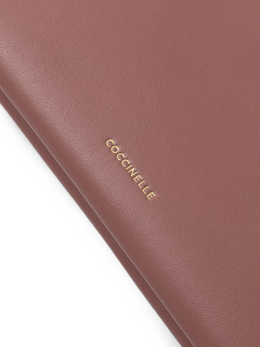 Coccinelle C-Me Light clutch met ketting en logo-plakkaat Roze
