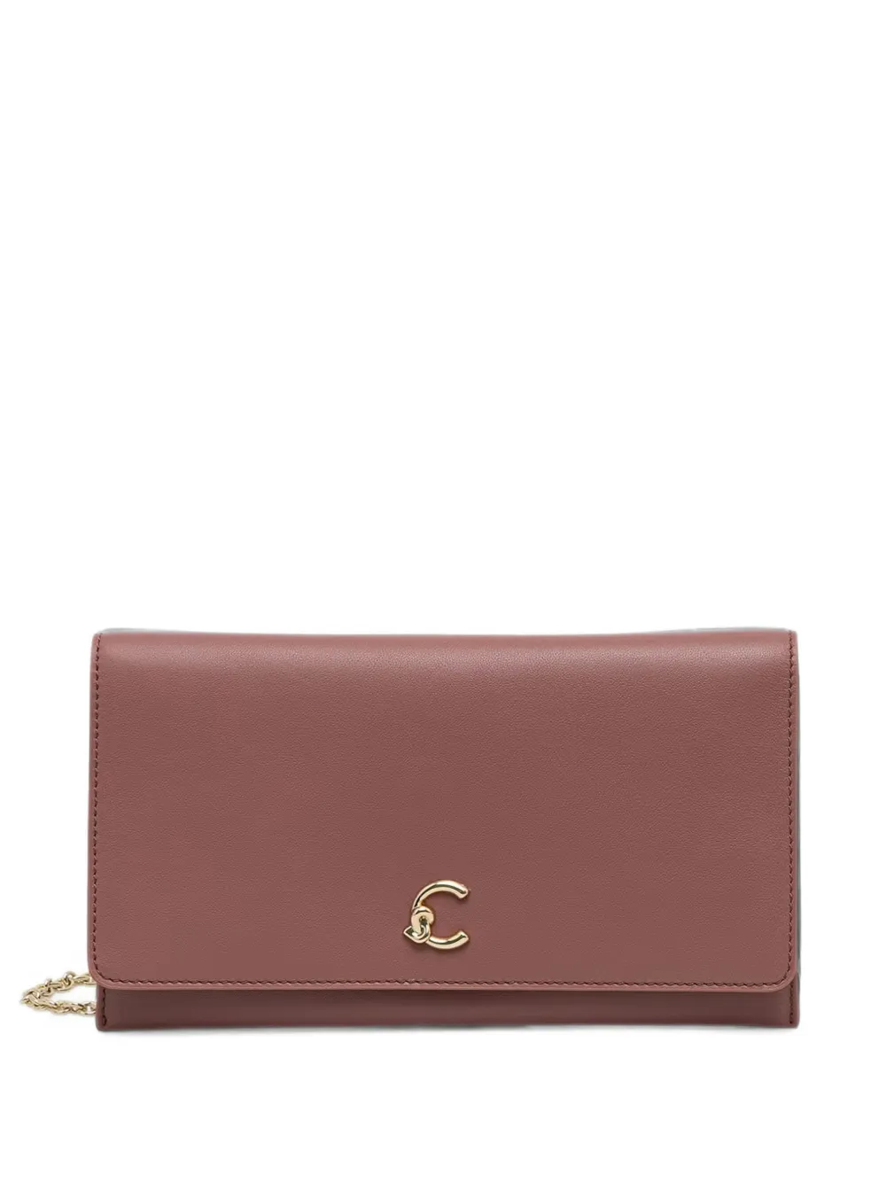 Coccinelle C-Me Light logo-plaque chain-link clutch bag